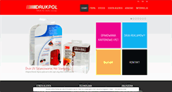 Desktop Screenshot of drukpol.pl