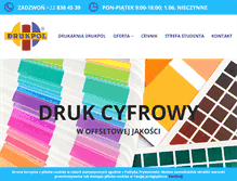 Tablet Screenshot of drukpol.com